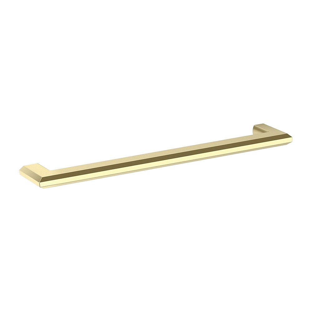 Baldwin Hardware 4614.003 8" Bevel Cabinet Pull - Lifetime (PVD) Polished Brass
