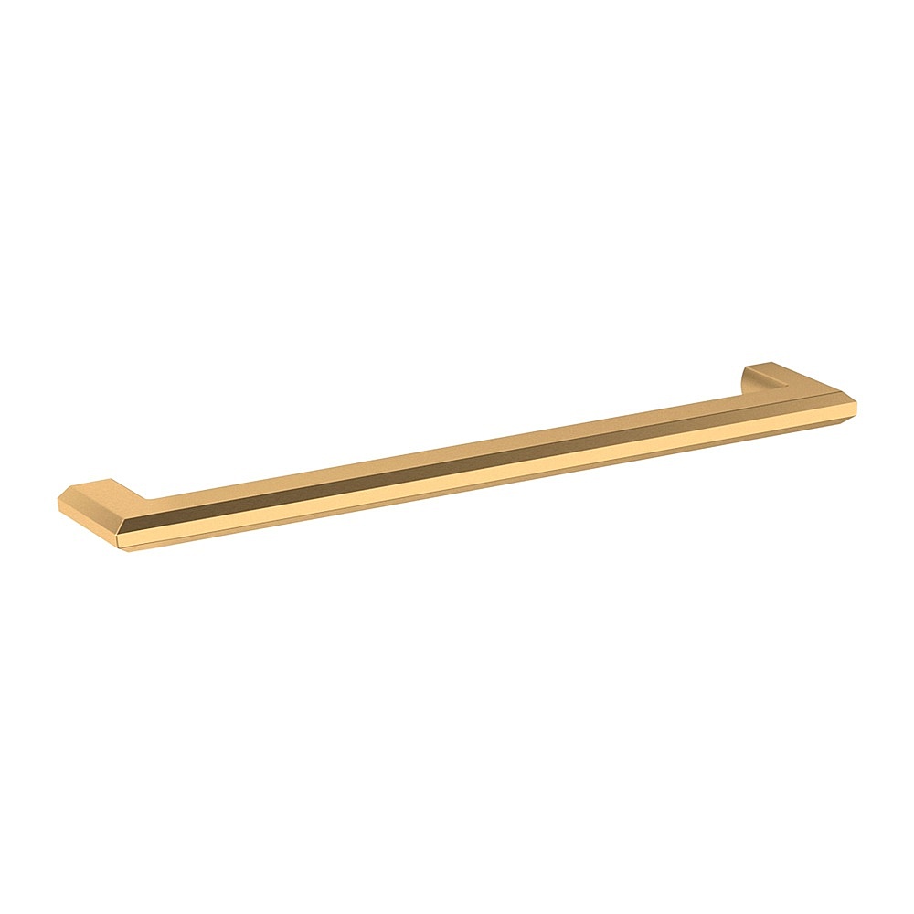 Baldwin Hardware 4614.044 8" Bevel Cabinet Pull - Lifetime (PVD) Satin Brass