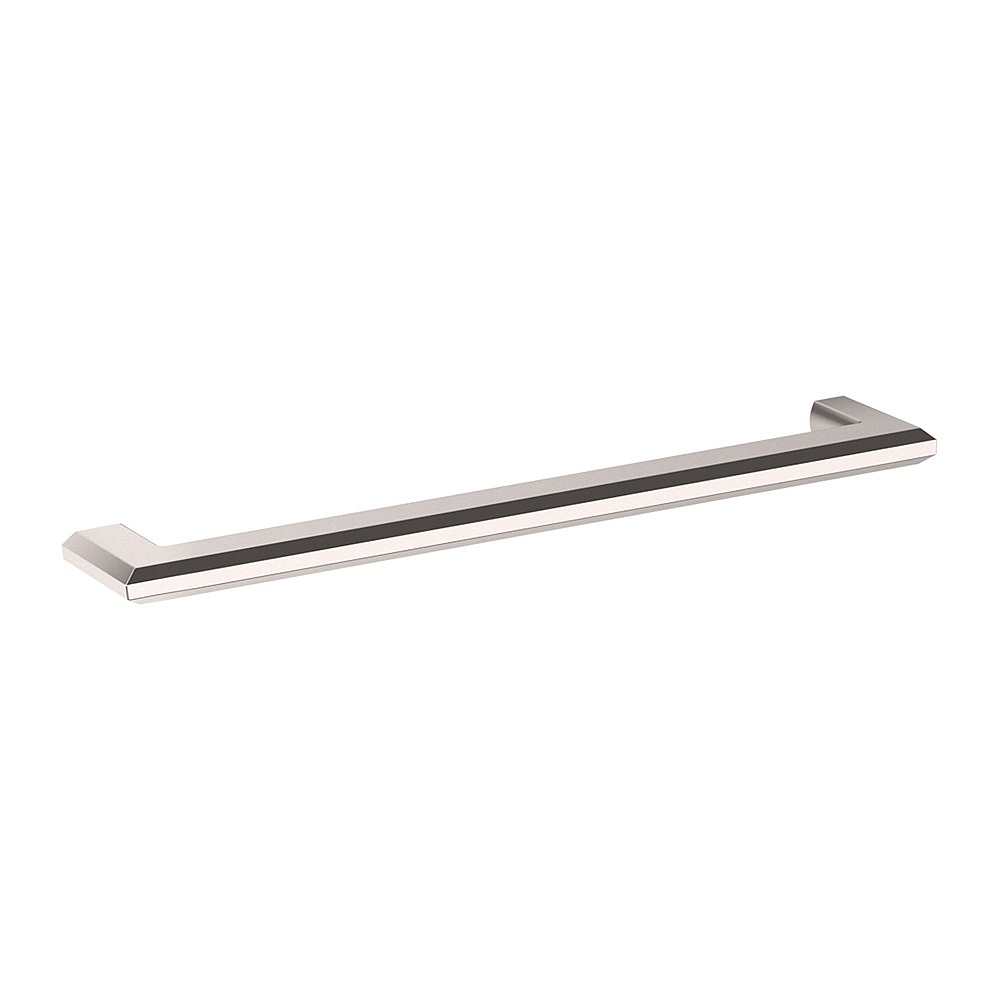 Baldwin Hardware 4614.055 8" Bevel Cabinet Pull - Lifetime (PVD) Polished Nickel