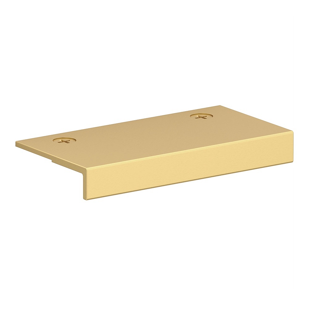Baldwin Hardware 4647.044.BIN 2" Edge Pull - Lifetime (PVD) Satin Brass
