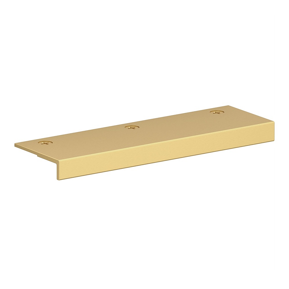 Baldwin Hardware 4648.044.BIN 4" Edge Pull - Lifetime (PVD) Satin Brass