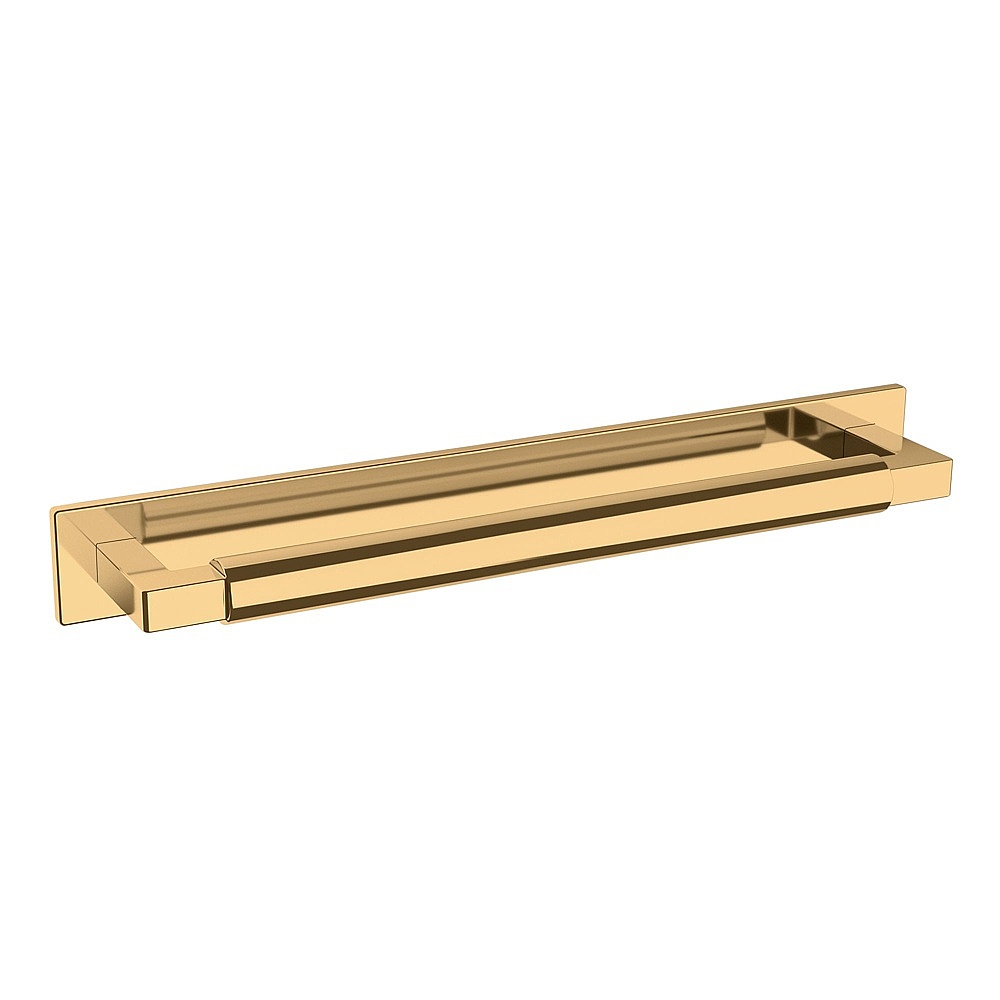 Baldwin Hardware 4680.003.BIN 8" Contemporary Back Plate - Lifetime (PVD) Polished Brass
