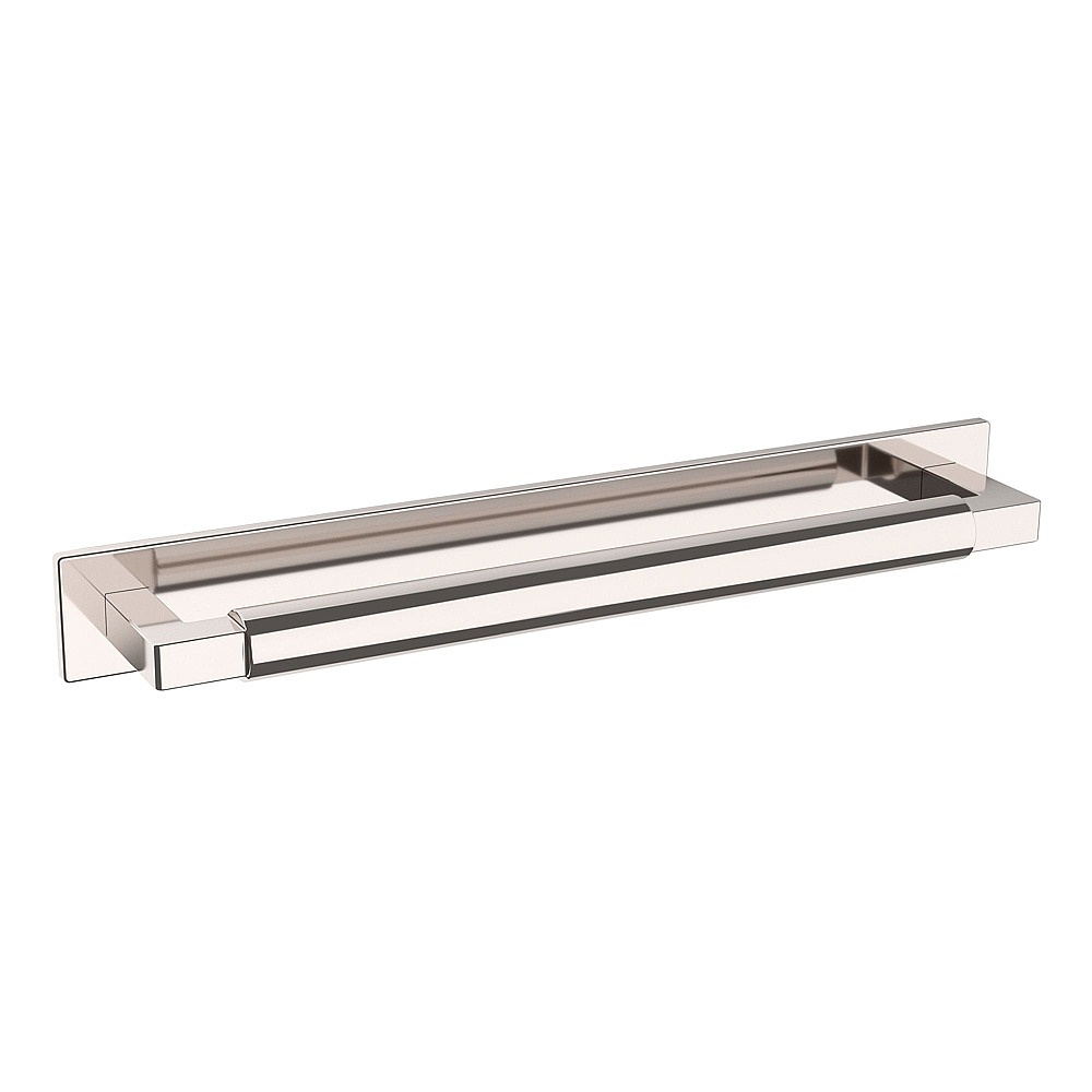 Baldwin Hardware 4680.055.BIN 8" Contemporary Back Plate - Lifetime (PVD) Polished Nickel