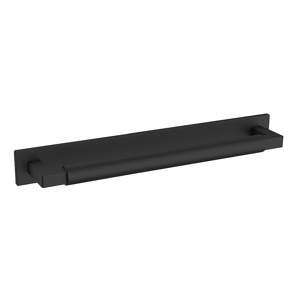 Baldwin Hardware 4680.190.BIN 8" Contemporary Back Plate - Satin Black