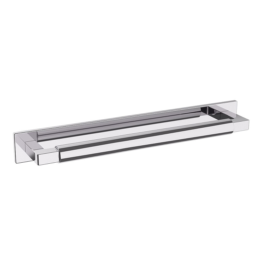 Baldwin Hardware 4680.260.BIN 8" Contemporary Back Plate - Polished Chrome
