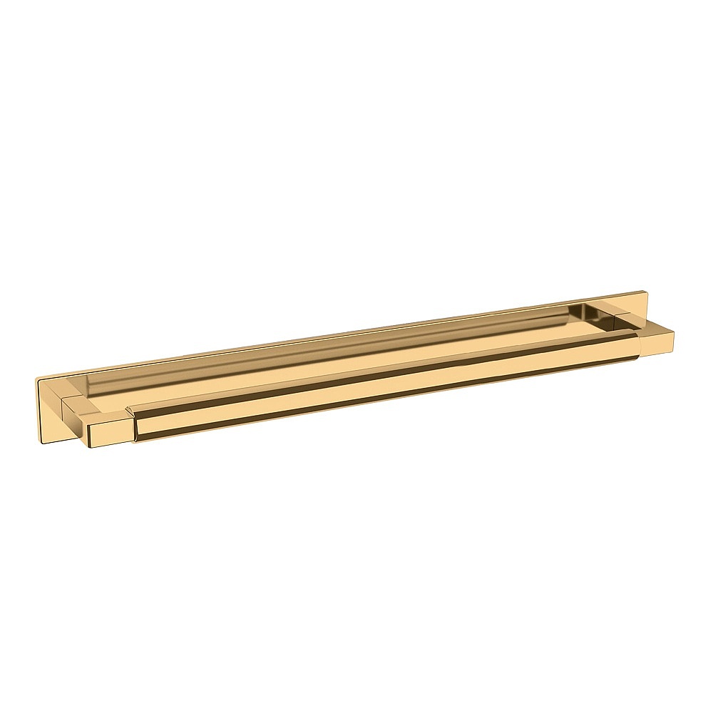 Baldwin Hardware 4681.003.BIN 12" Contemporary Back Plate - Lifetime (PVD) Polished Brass