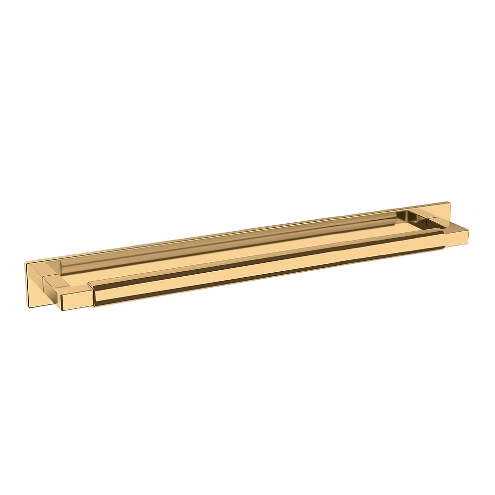 Baldwin Hardware 4681.031.BIN 12" Contemporary Back Plate - Non-Lacquered Brass