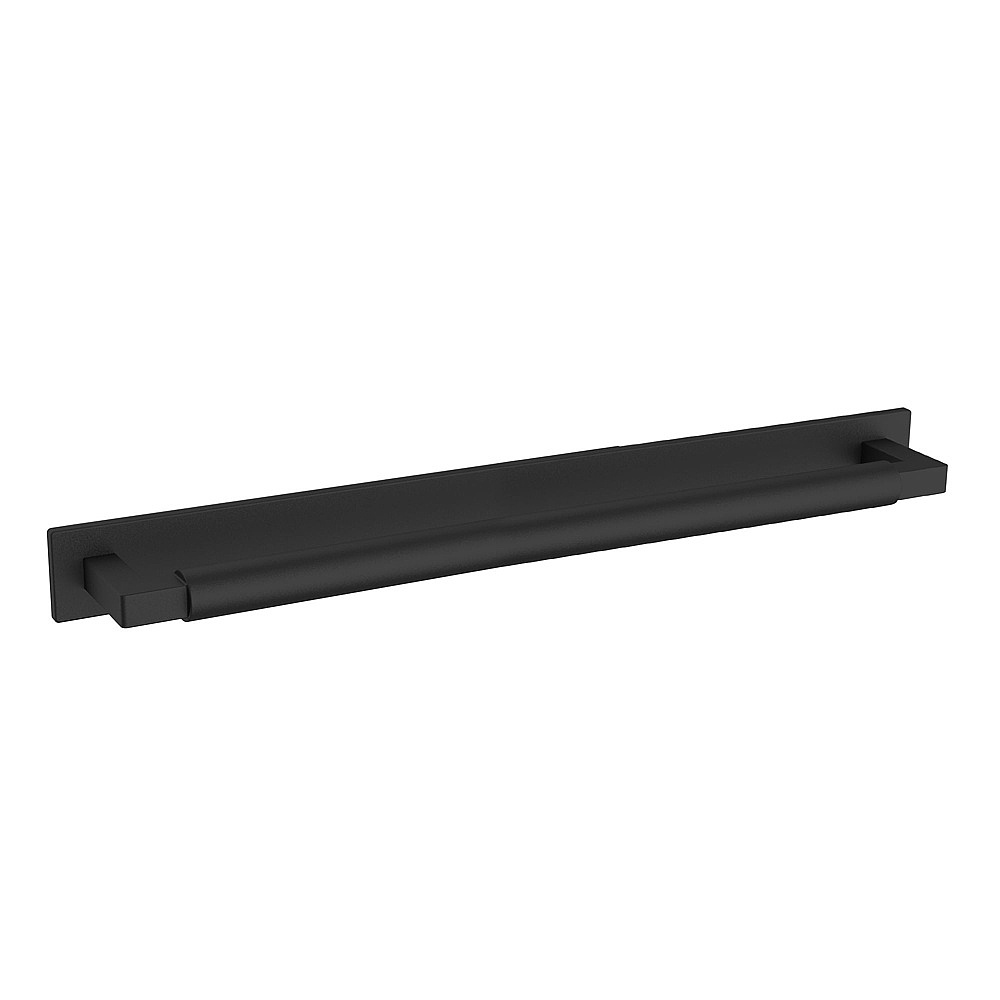 Baldwin Hardware 4681.190.BIN 12" Contemporary Back Plate - Satin Black