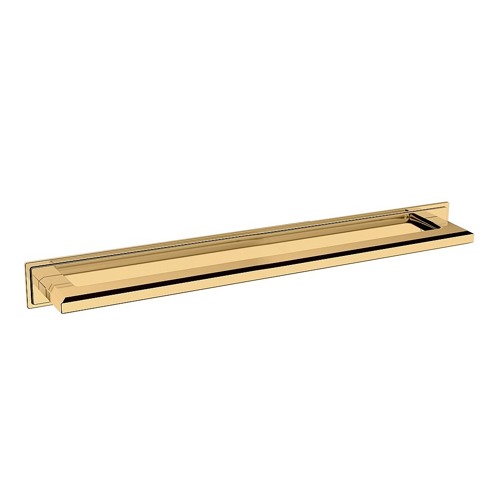 Baldwin Hardware 4683.003.BIN 12" Transitional Back Plate - Lifetime (PVD) Polished Brass