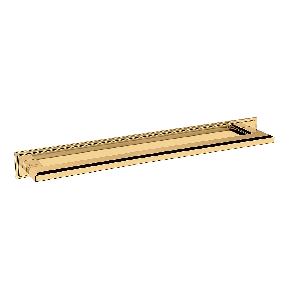 Baldwin Hardware 4683.031.BIN 12" Transitional Back Plate - Non-Lacquered Brass