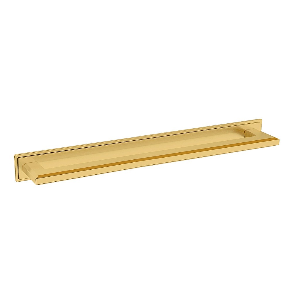 Baldwin Hardware 4683.044.BIN 12" Transitional Back Plate - Lifetime (PVD) Satin Brass