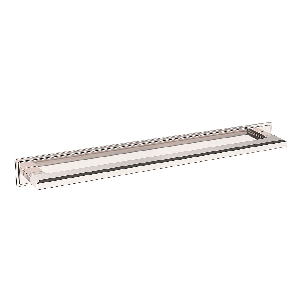 Baldwin Hardware 4683.055.BIN 12" Transitional Back Plate - Lifetime (PVD) Polished Nickel