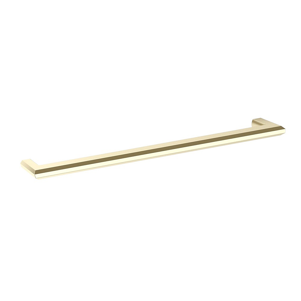 Baldwin Hardware 4684.031 10" Bevel Cabinet Pull - Non-Lacquered Brass