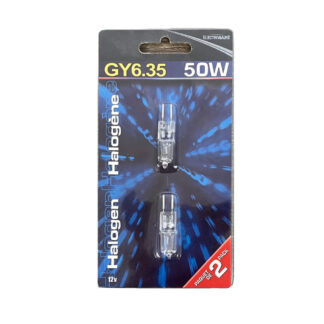 Electrimart 7459 50W Halogen Lightbulb, 2 Pack