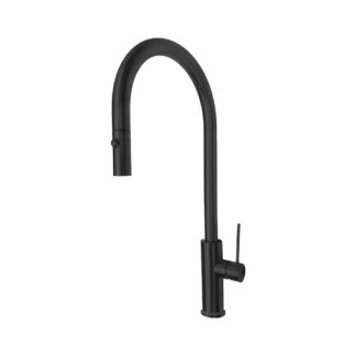 Aquadesign TOPD4MB Top D4 Single Hole Kitchen Faucet - Matte Black