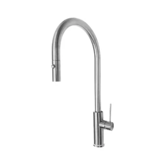 Aquadesign TOPD4CH Top D4 Single Hole Kitchen Faucet - Chrome