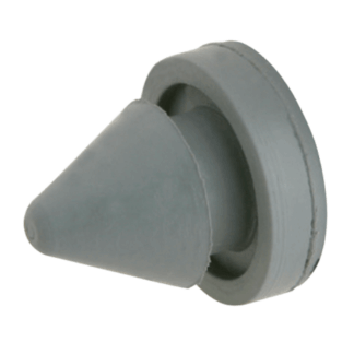 Ives SR64/10 Rubber Door Silencer, 10 Pack - Grey