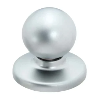 Taymor 20-B1050SC 1-3/8" Knob with Backplate - Satin Chrome