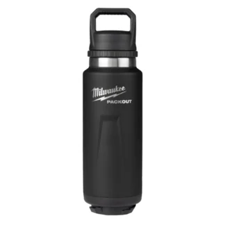 Milwaukee® 48-82-8396B PACKOUT™ 24oz Insulated Bottle with Chug Lid - Black