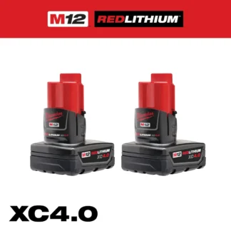 Milwaukee® 48-11-2442 M12™ REDLITHIUM™ XC4.0 Battery - 2 Pack