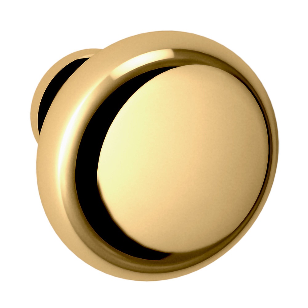 Baldwin Hardware 4706.003.BIN 1.25" Classic Knob - Lifetime (PVD) Polished Brass
