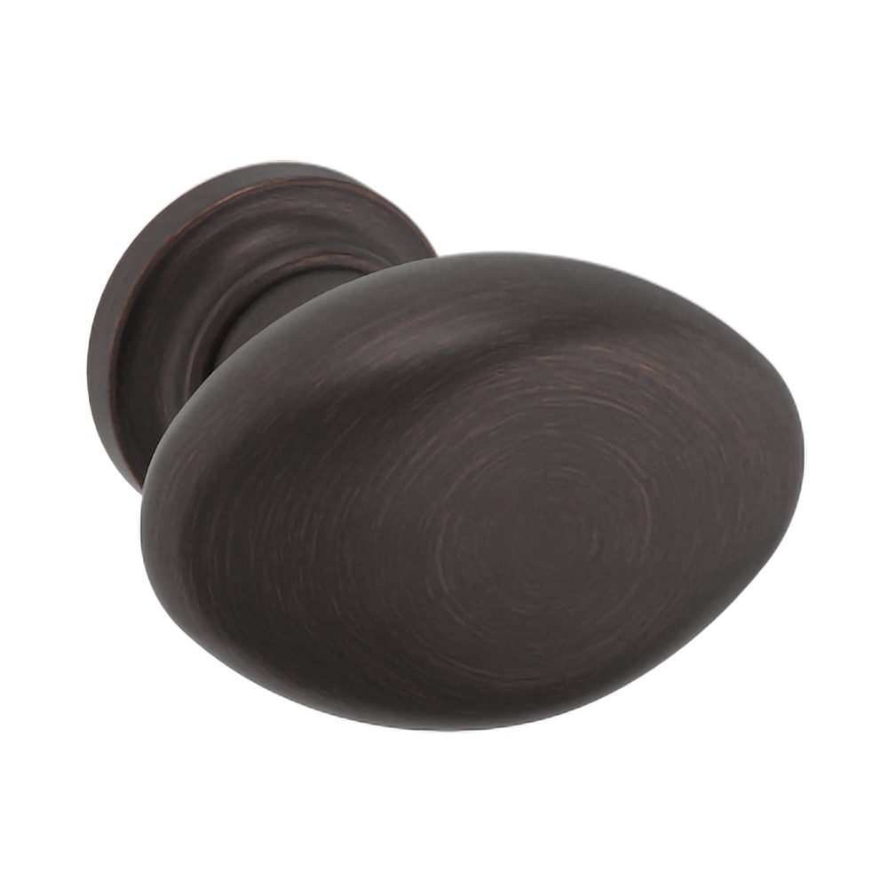 Baldwin Hardware 4910.112.BIN 1.125" x 0.75" Oval Knob - Venetian Bronze