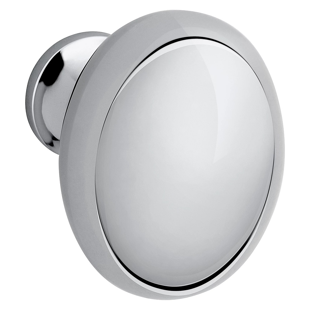 Baldwin Hardware 4913.260.BIN 1.313" x 1" Oval Knob - Polished Chrome