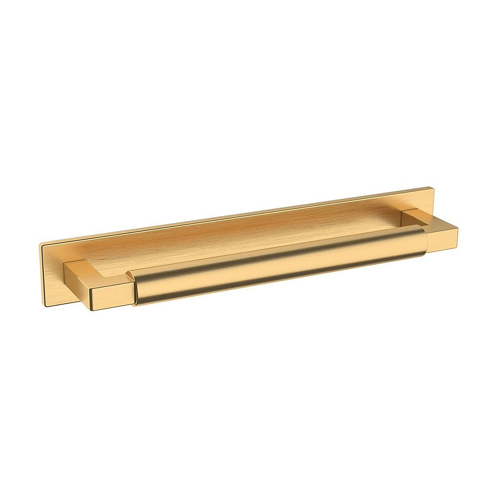 Baldwin Hardware 4927.044.BIN 6" Contemporary Back Plate - Lifetime (PVD) Satin Brass