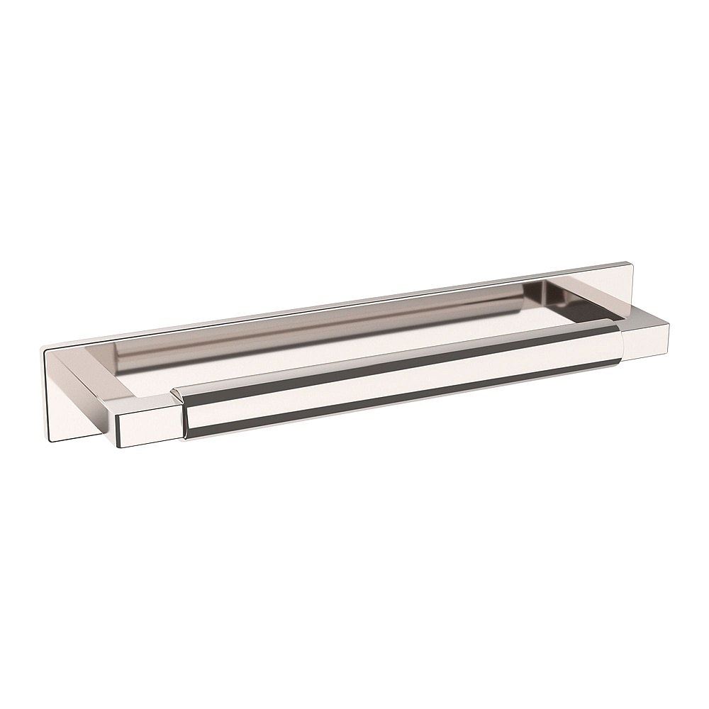 Baldwin Hardware 4927.055.BIN 6" Contemporary Back Plate - Lifetime (PVD) Polished Nickel