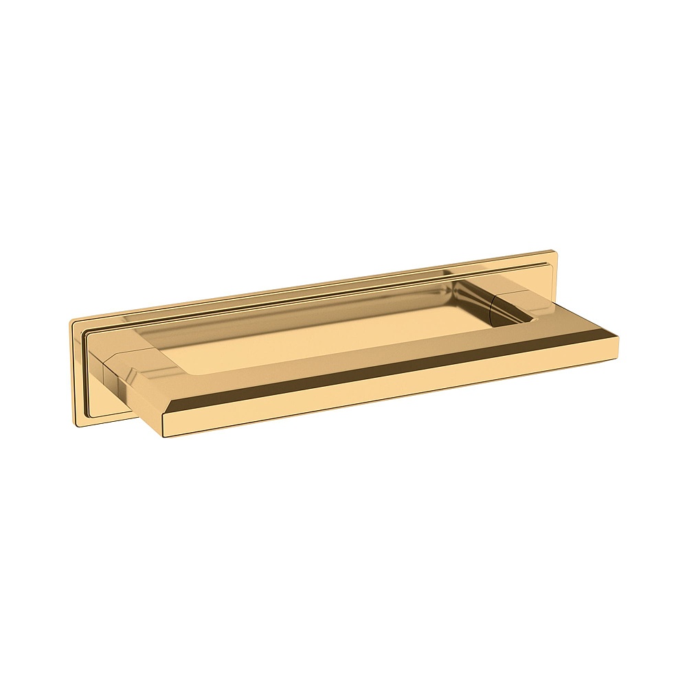 Baldwin Hardware 4940.003.BIN 4" Transitional Back Plate - Lifetime (PVD) Polished Brass