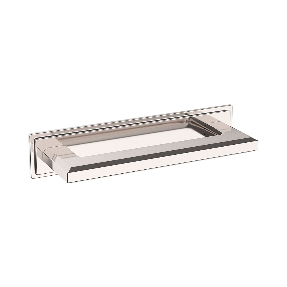 Baldwin Hardware 4940.055.BIN 4" Transitional Back Plate - Lifetime (PVD) Polished Nickel