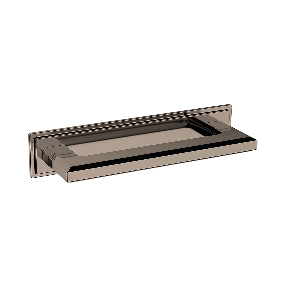 Baldwin Hardware 4940.076.BIN 4" Transitional Back Plate - Lifetime (PVD) Graphite Nickel