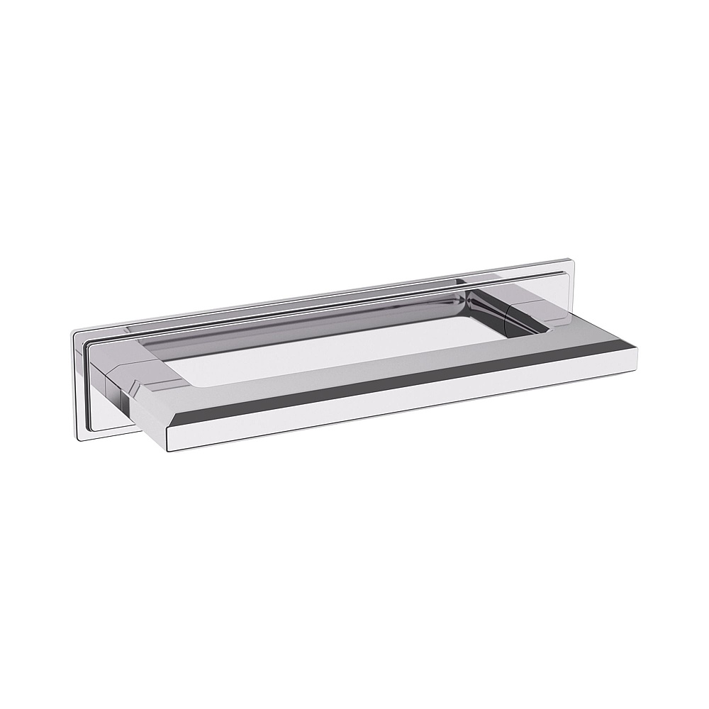 Baldwin Hardware 4940.260.BIN 4" Transitional Back Plate - Polished Chrome