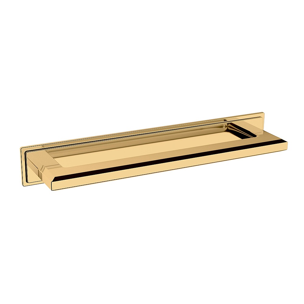Baldwin Hardware 4941.003.BIN 6" Transitional Back Plate - Lifetime (PVD) Polished Brass
