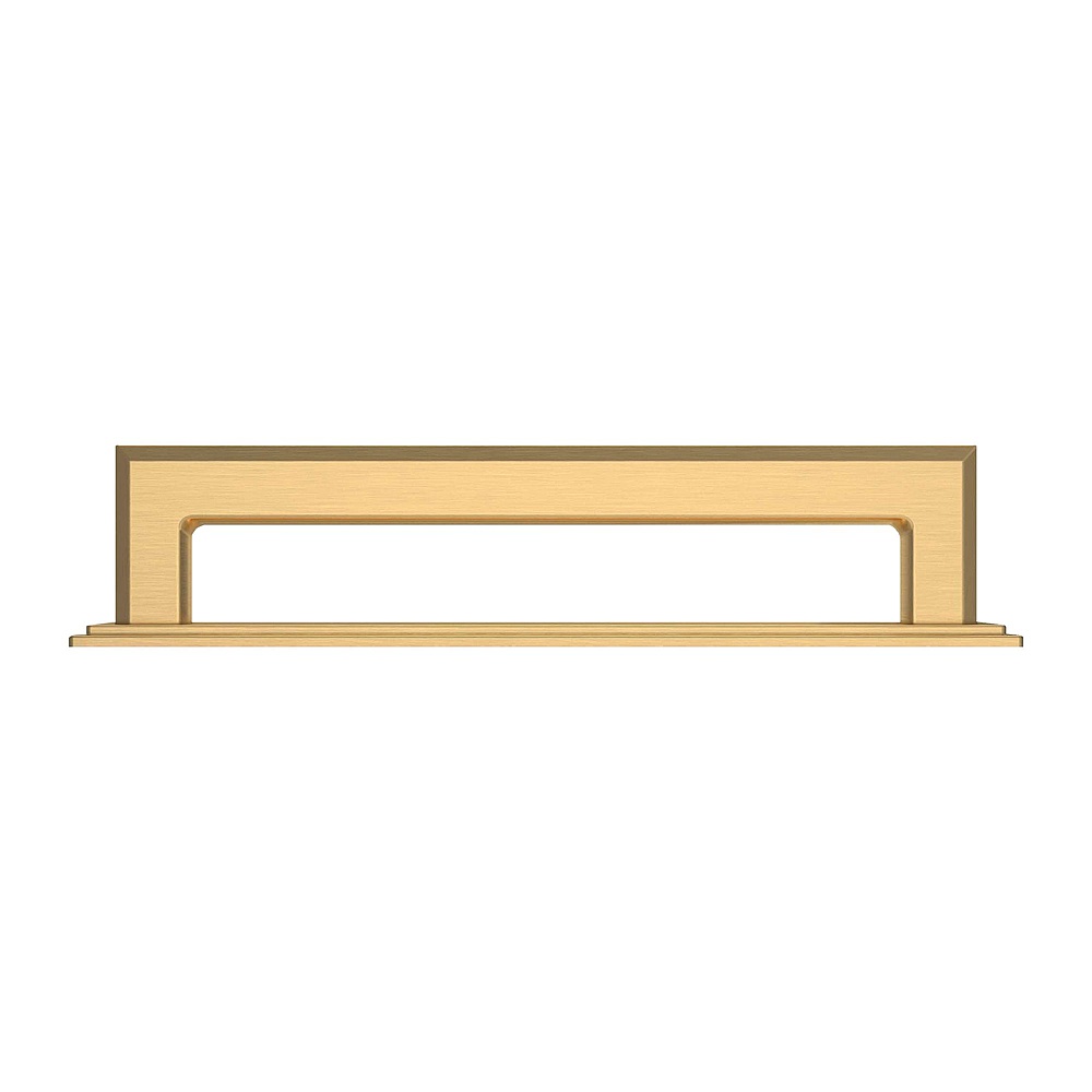 Baldwin Hardware 4941.044.BIN 6" Transitional Back Plate - Lifetime (PVD) Satin Brass