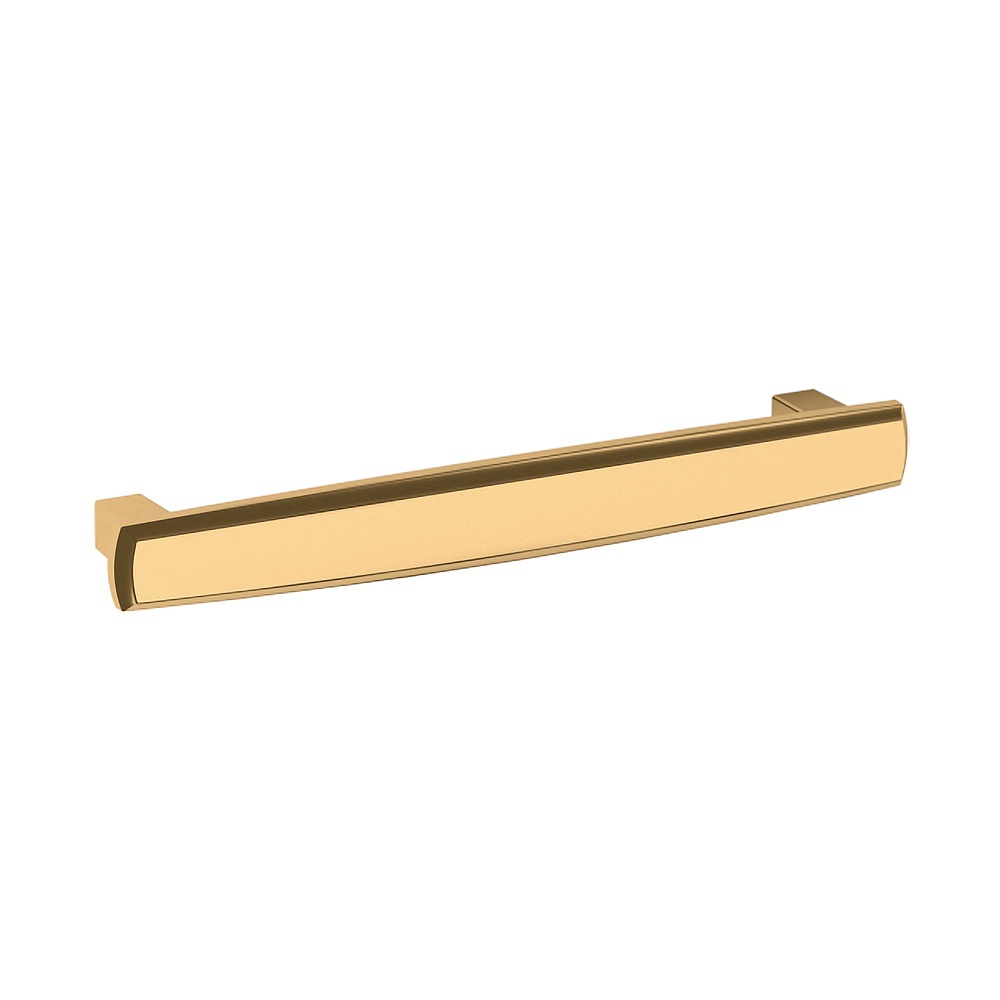 Baldwin Hardware 4947.003.BIN 6" Severin Fayerman Collection A Cabinet Pull - Lifetime (PVD) Polished Brass