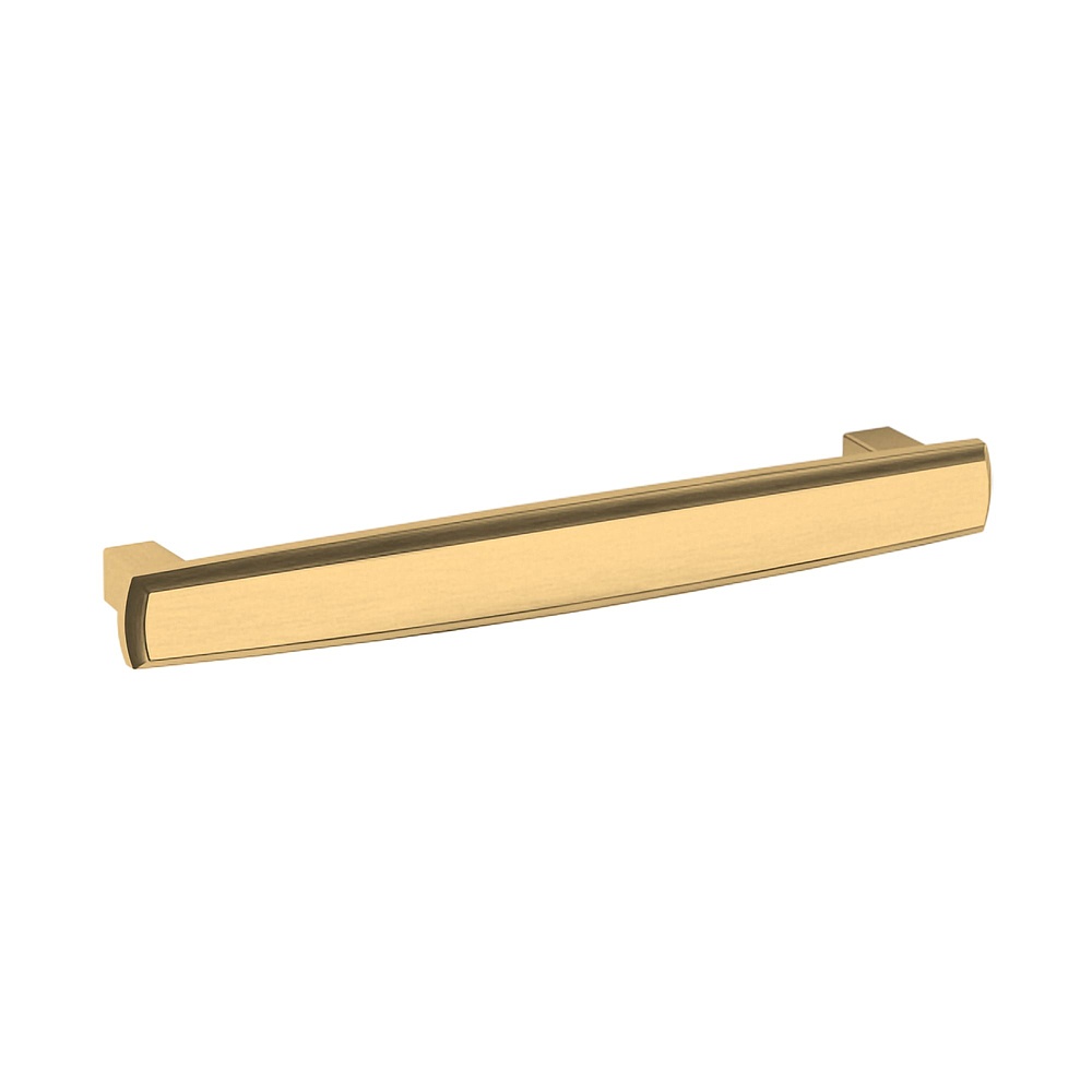 Baldwin Hardware 4947.044.BIN 6" Severin Fayerman Collection A Cabinet Pull - Lifetime (PVD) Satin Brass