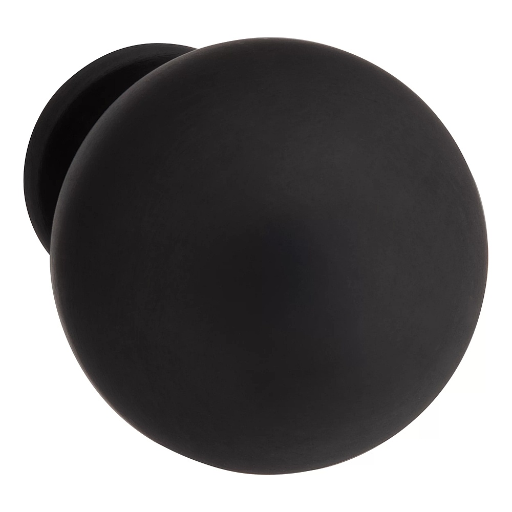 Baldwin Hardware 4960.190.BIN 1" Spherical Knob - Satin Black