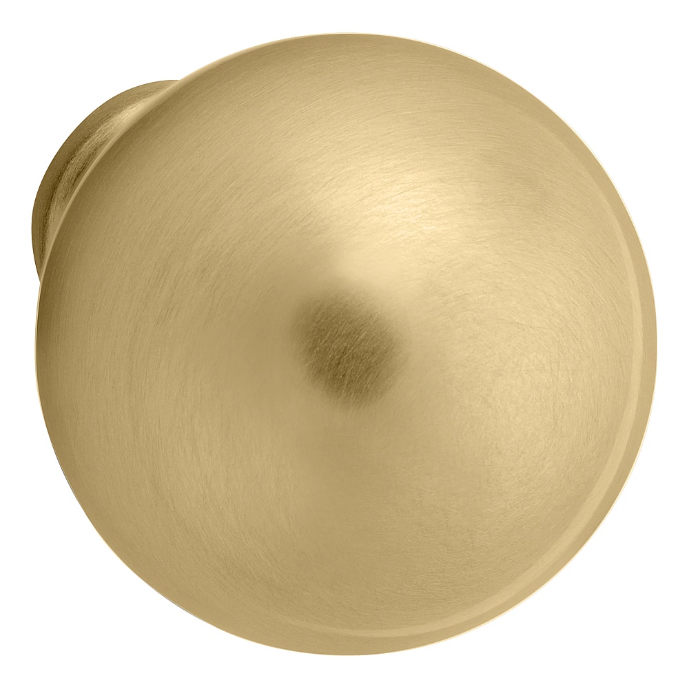Baldwin Hardware 4961.031.BIN 1.25" Spherical Knob - Non-Lacquered Brass