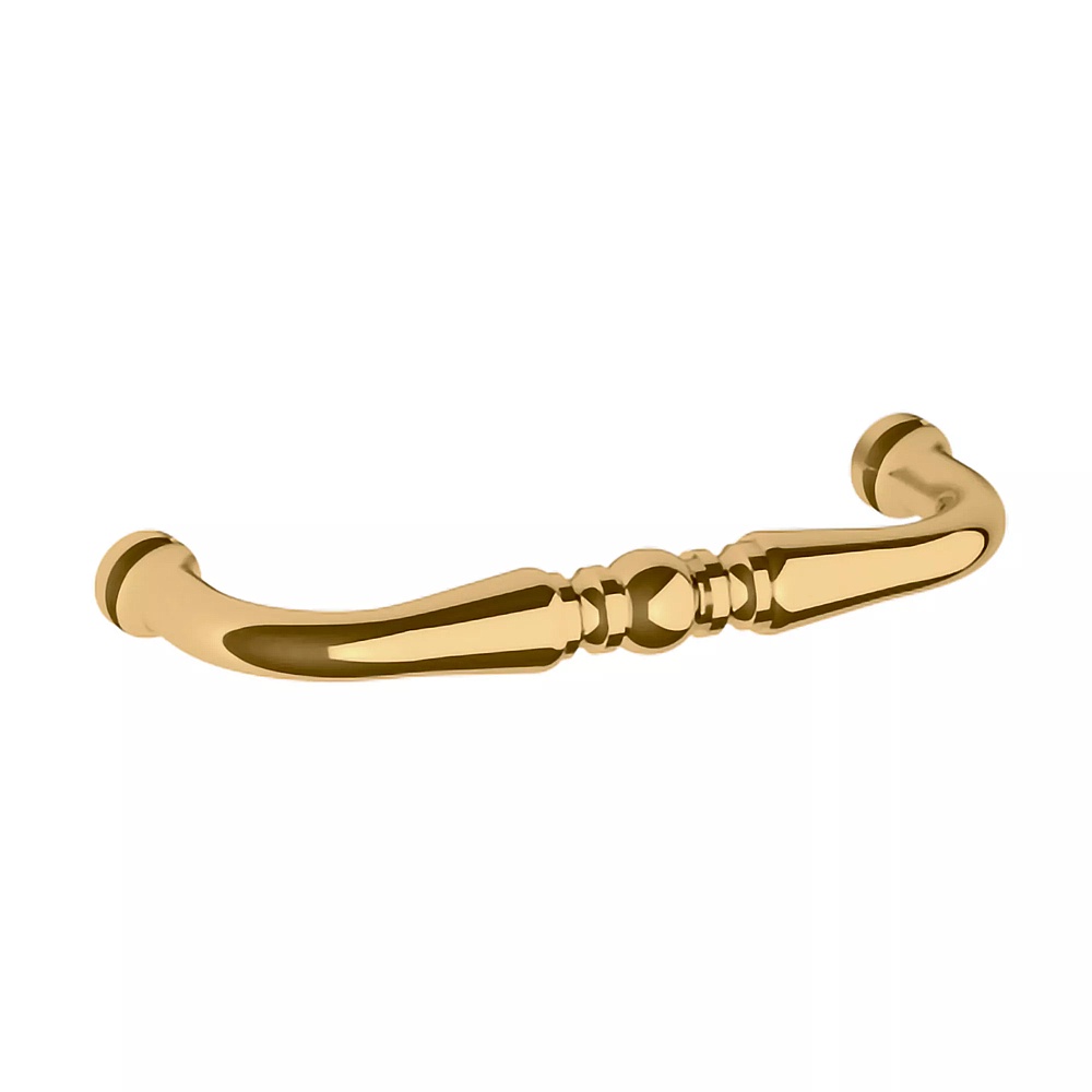 Baldwin Hardware 4964.031.BIN 4" Colonial Cabinet Pull - Non-Lacquered Brass