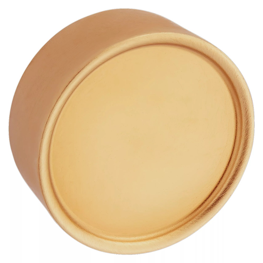 Baldwin Hardware 4973.044.BIN 1.5" Hollywood Hills Knob - Lifetime (PVD) Satin Brass