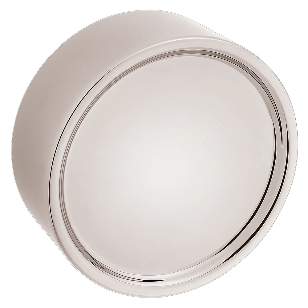Baldwin Hardware 4973.055.BIN 1.5" Hollywood Hills Knob - Lifetime (PVD) Polished Nickel