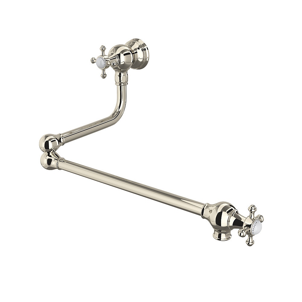 Perrin & Rowe U.4798X-PN-2 Traditional Pot Filler - Polished Nickel
