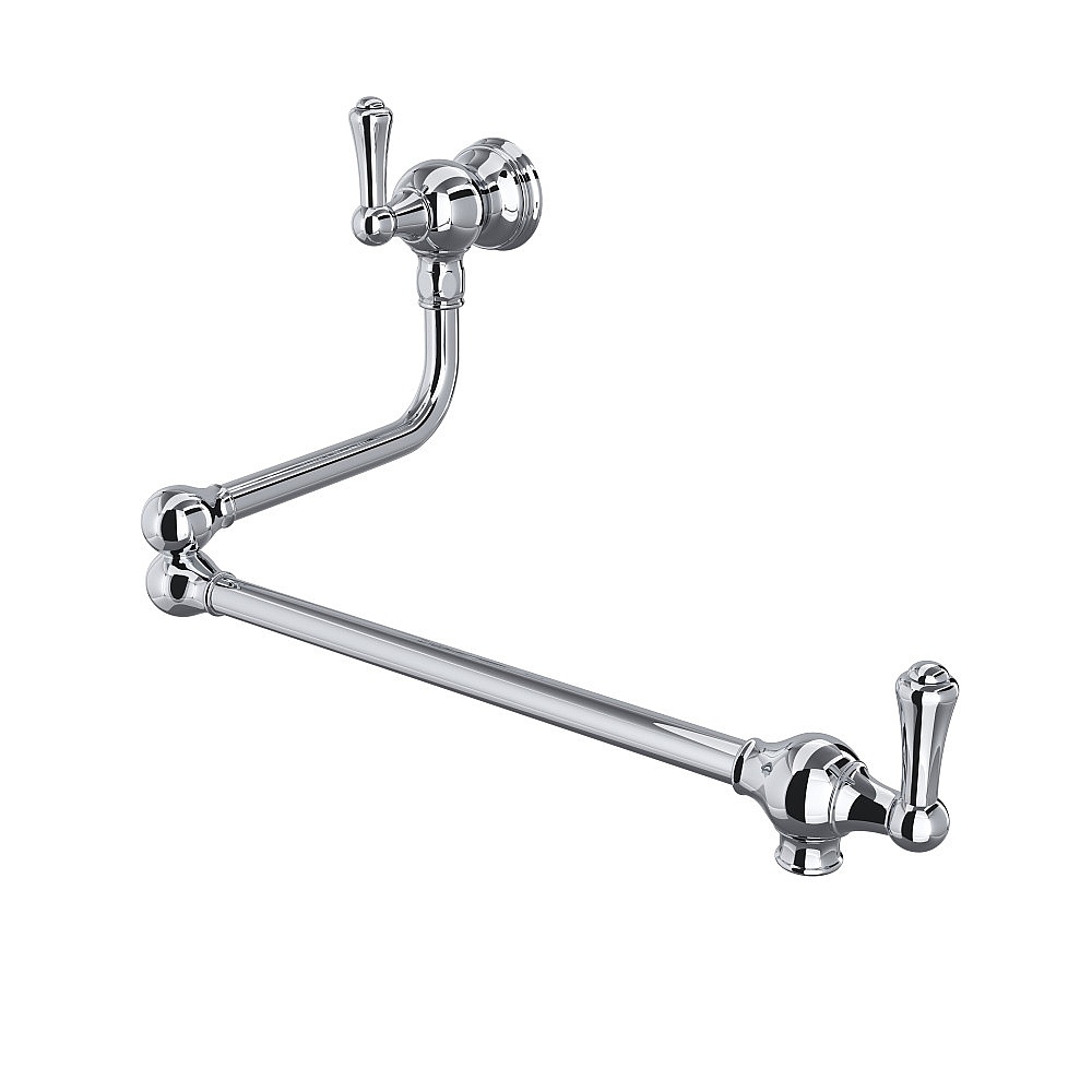 Perrin & Rowe U.4799LS-APC-2 Traditional Pot Filler - Polished Chrome