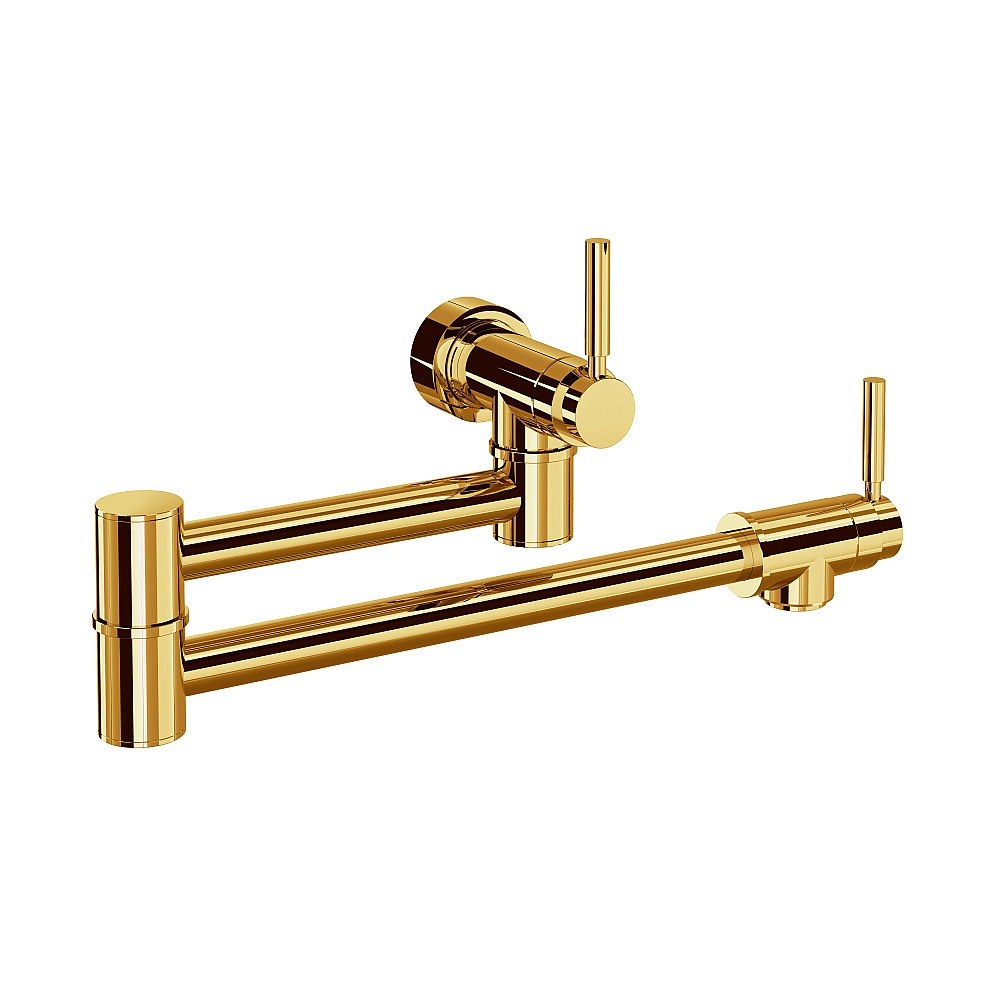 Perrin & Rowe U.4899LS-ULB-2 Holborn™ Pot Filler - Unlacquered Brass