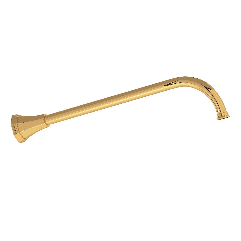 Perrin & Rowe U.5184EG 15" Wall Mount Shower Arm - English Gold
