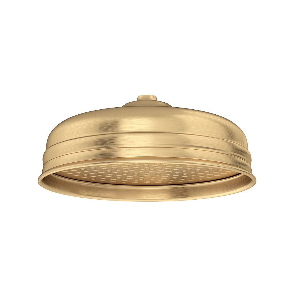 Perrin & Rowe U.5204SEG 12" Rain Showerhead - Satin English Gold