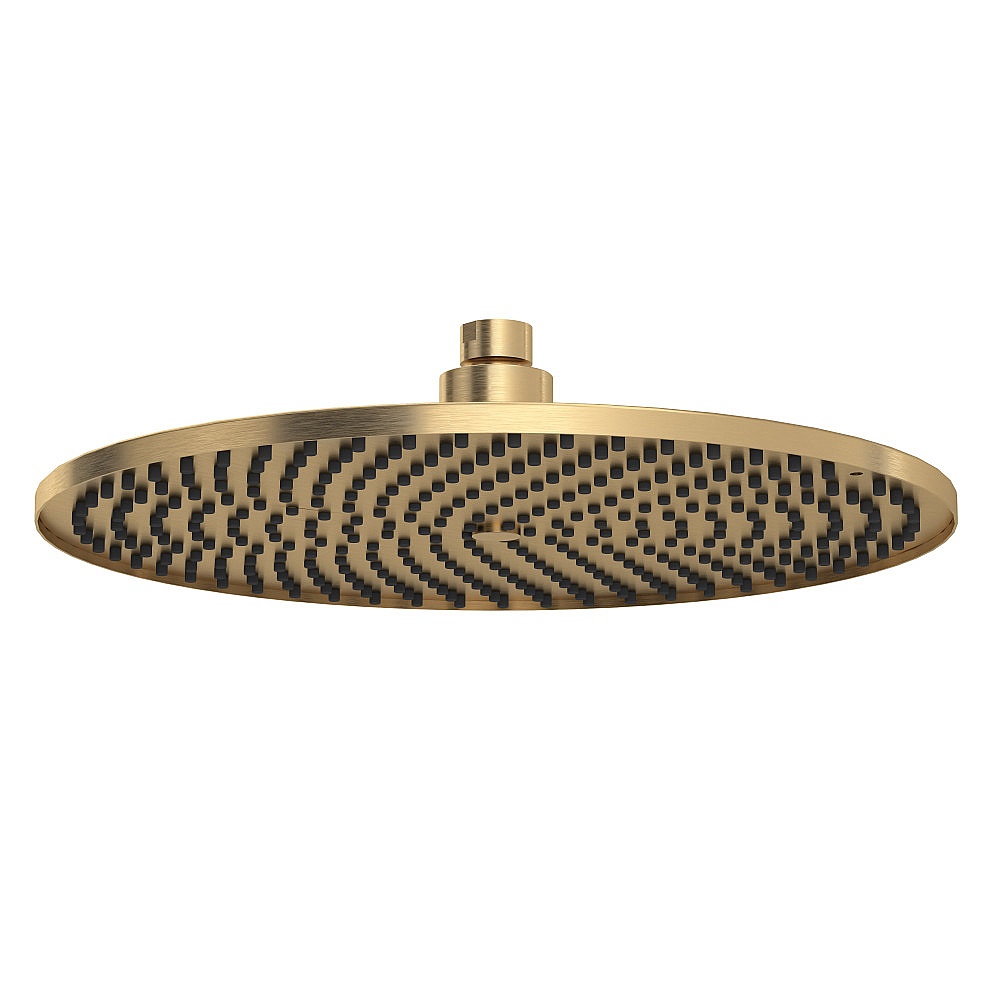 Perrin & Rowe U.5237SEG 12" Rain Showerhead - Satin English Gold