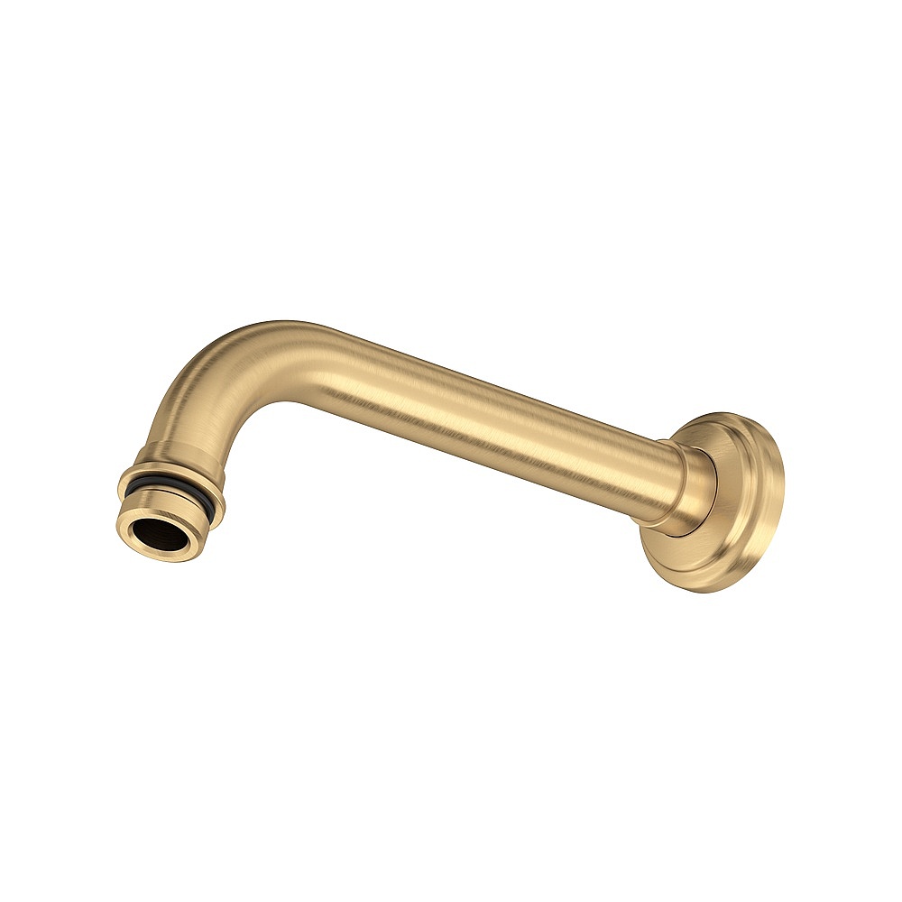 Perrin & Rowe U.5362SEG 7" Wall Mount Shower Arm - Satin English Gold