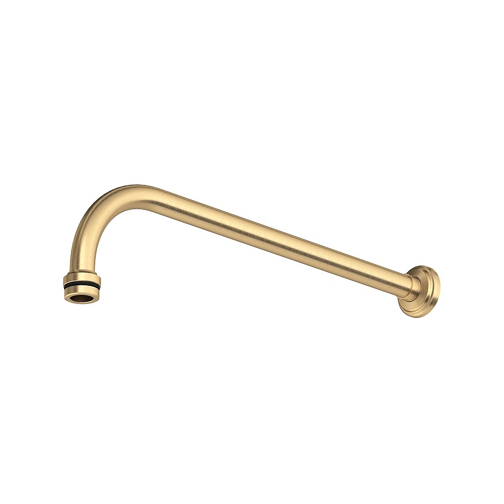 Perrin & Rowe U.5384SEG 15" Wall Mount Shower Arm - Satin English Gold